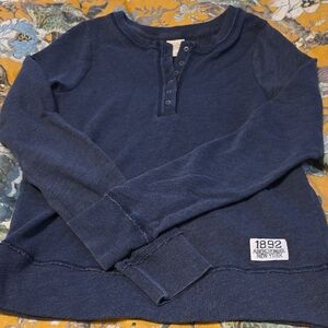 Abercrombie & Fitch Deep Blue Knit Top
